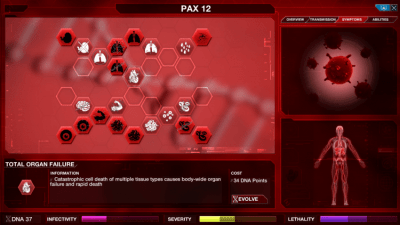 Screenshot of the application Plague Inc: Evolved - #9