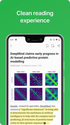 Screenshot of the application Feedly - Smarter News Reader - #4