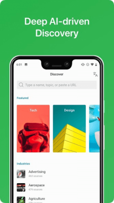 Screenshot of the application Feedly - Smarter News Reader - #6