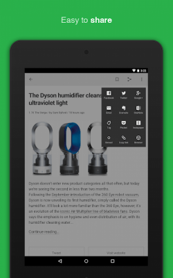 Screenshot of the application Feedly - Smarter News Reader - #10