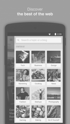 Screenshot of the application Feedly Classic - #4