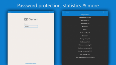 Screenshot of the application Diarium - #5