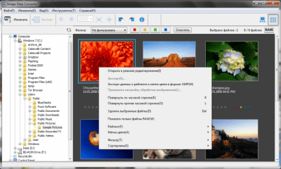 Screenshot of the application Sony Image Data Converter - #2