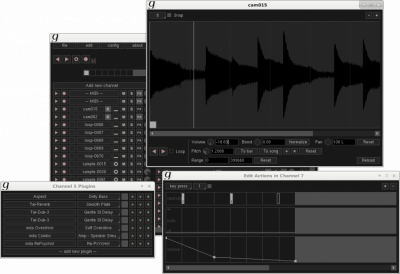 Screenshot of the application Giada - #4
