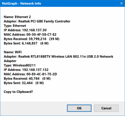 Screenshot of the application NetGraph - #5