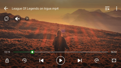 Screenshot of the application XPlayer - #7