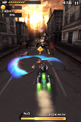 Screenshot of the application Death Moto 2 : Zombile Killer - Top Fun Bike Game - #3