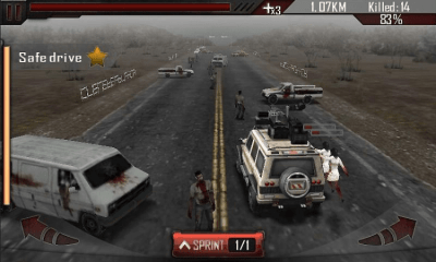 Screenshot of the application Zombie Killer - Zombie Road 3D - #4