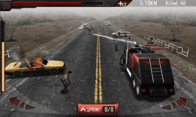 Screenshot of the application Zombie Killer - Zombie Road 3D - #8
