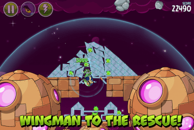 Screenshot of the application Angry Birds Space HD - #3