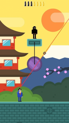 Screenshot of the application Mr. Bullet - spy problems - #2