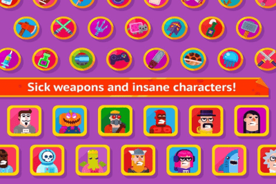 Screenshot of the application Bowmasters - #3