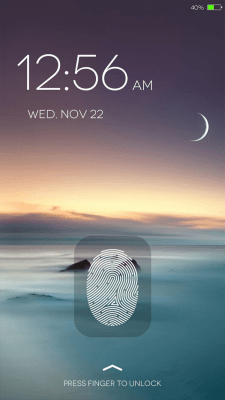 Screenshot of the application Fingerprint Lock Screen Simulated - #2