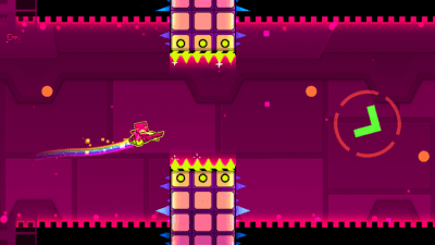 Screenshot of the application Geometry Dash SubZero - #5