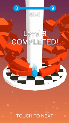 Screenshot of the application Stack Ball - Break the Platforms - #2
