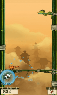 Screenshot of the application Panda Jump - #2