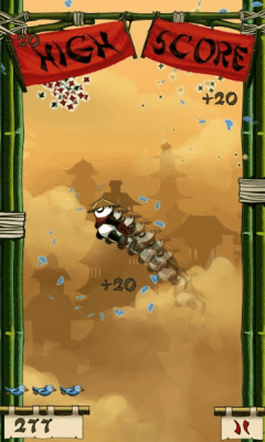 Screenshot of the application Panda Jump - #4