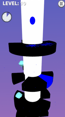 Screenshot of the application Helix Ball Fall - #3