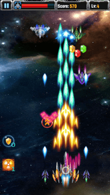 Screenshot of the application Galaxy Shooter Space Shooting - #8