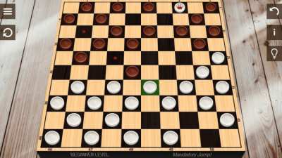 Screenshot of the application English Checkers - #3