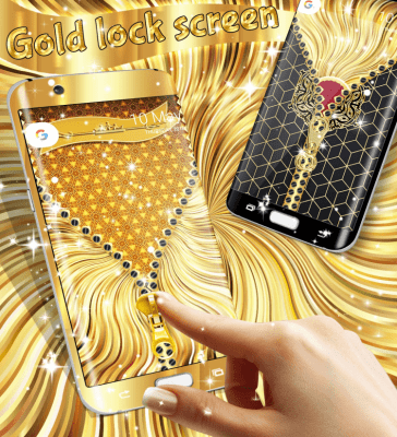Screenshot of the application Gold lock screen - #2