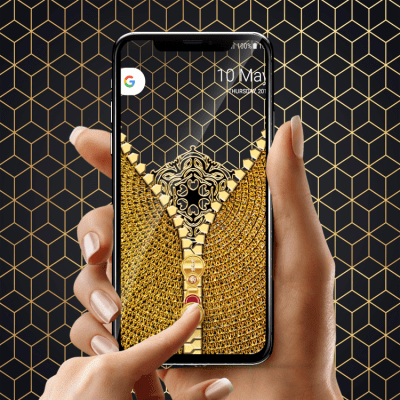 Screenshot of the application Gold lock screen - #4