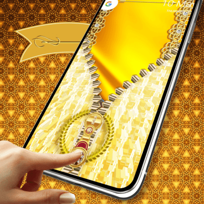 Screenshot of the application Gold lock screen - #6