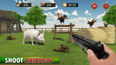 Screenshot of the application Frenzy Chicken Shooter 3D - #5
