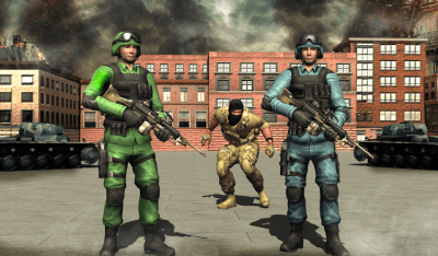 Screenshot of the application US Army Gun Battle War Combat Shooting Counter - #2