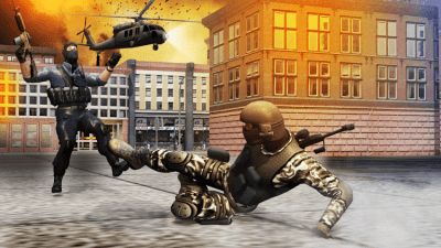 Screenshot of the application US Army Gun Battle War Combat Shooting Counter - #3