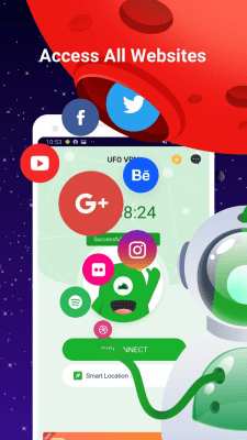 Screenshot of the application UFO VPN Basic - free VPN and secure proxy - #2