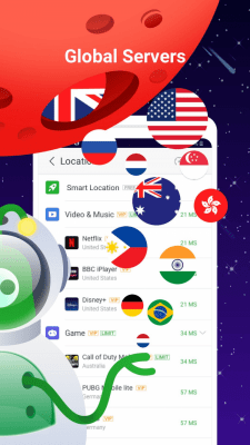 Screenshot of the application UFO VPN Basic - free VPN and secure proxy - #3