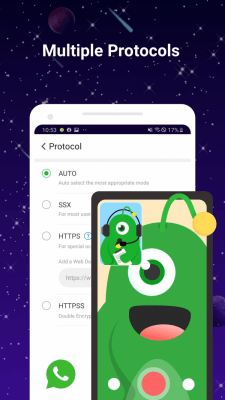 Screenshot of the application UFO VPN Basic - free VPN and secure proxy - #4