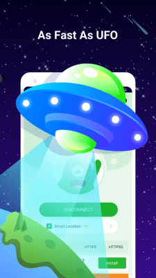 Screenshot of the application UFO VPN Basic - free VPN and secure proxy - #6