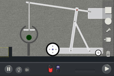 Screenshot of the application Machinery - Physics Puzzle - #5