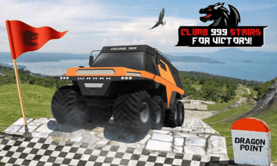 Screenshot of the application Cruiser Car Stunts: Dragon Road Driving Simulator - #4