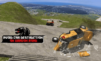 Screenshot of the application Cruiser Car Stunts: Dragon Road Driving Simulator - #5