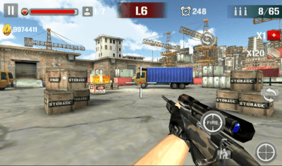 Screenshot of the application Sniper Shoot Fire War - #6