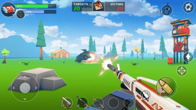 Screenshot of the application PIXEL'S UNKNOWN BATTLE GROUND - #2
