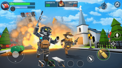 Screenshot of the application PIXEL'S UNKNOWN BATTLE GROUND - #4