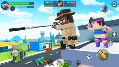 Screenshot of the application PIXEL'S UNKNOWN BATTLE GROUND - #6