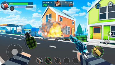 Screenshot of the application PIXEL'S UNKNOWN BATTLE GROUND - #8