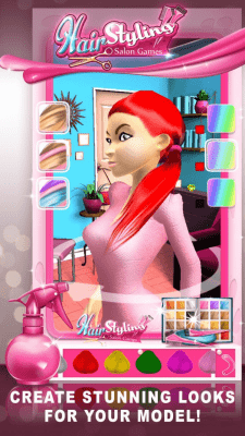 Screenshot of the application Hair Styling Salon Games - #5
