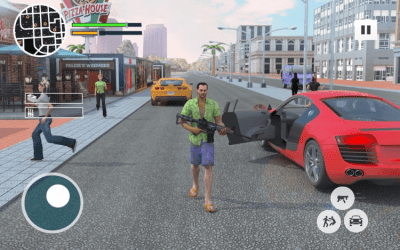 Screenshot of the application Real Gangster Miami Auto Crime City - #4