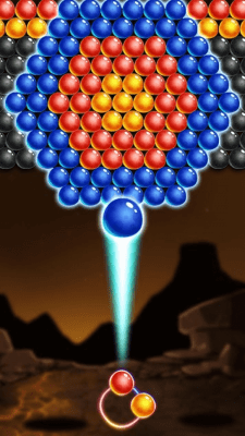 Screenshot of the application Bubble Shooter - #3