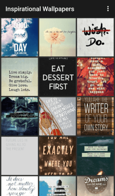 Screenshot of the application Inspirational Wallpaper - #2