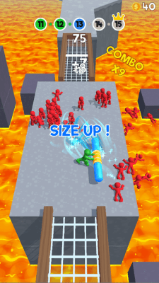 Screenshot of the application Push'em all - #2