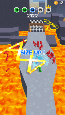 Screenshot of the application Push'em all - #5