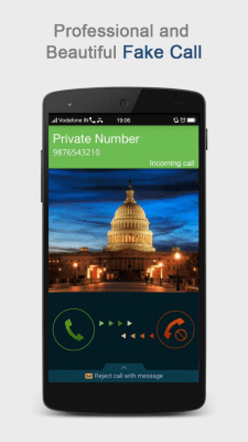 Screenshot of the application Fake Call - #5