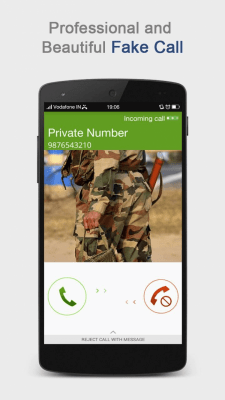 Screenshot of the application Fake Call - #13